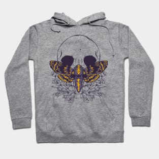 Death Moth Skull Hoodie